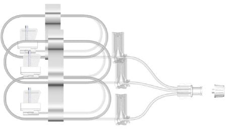 EMED Technologies Subcutaneous Infusion Set Sub-Q 24 Gauge X 3 9 mm 36 Inch Tubing Without Port - Box of 10 - SUB-309-G24-BX