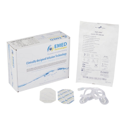 EMED Technologies Subcutaneous Infusion Set Sub-Q 27 Gauge X 3 9 mm 36 Inch Tubing Without Port - Box of 10 - SUB-320-BX