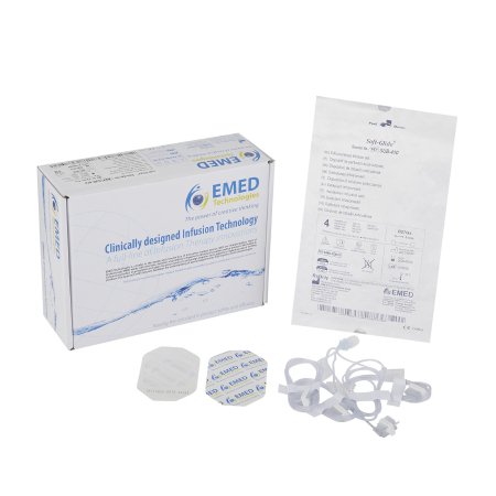 EMED Technologies Subcutaneous Infusion Set Sub-Q 27 Gauge X 4 9 mm 36 Inch Tubing Without Port - Box of 10 - SUB-410-BX