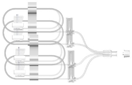 EMED Technologies Subcutaneous Infusion Set Sub-Q 27 Gauge X 4 12 mm 36 Inch Tubing Without Port - Box of 10 - SUB-412-G27-BX
