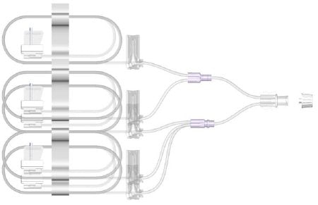 EMED Technologies Subcutaneous Infusion Set Sub-Q 27 Gauge X 5 6 mm 36 Inch Tubing Without Port - Box of 10 - SUB-506-BX