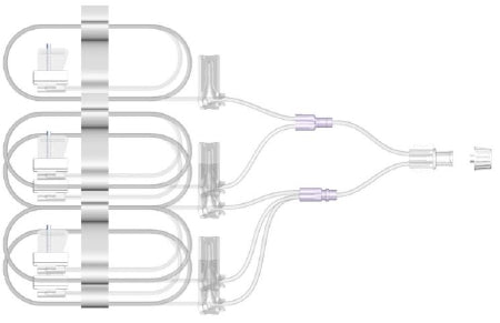 EMED Technologies Subcutaneous Infusion Set Sub-Q 24 Gauge X 5 12 mm 36 Inch Tubing Without Port - Box of 10 - SUB-512-G24-BX