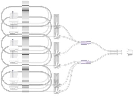 EMED Technologies Subcutaneous Infusion Set Sub-Q 27 Gauge X 6 6 mm 36 Inch Tubing Without Port - Box of 10 - SUB-606-BX
