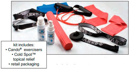 Fabrication Enterprises Knee and Hip Rehab Kit Cando - Each - 10-5168-EA