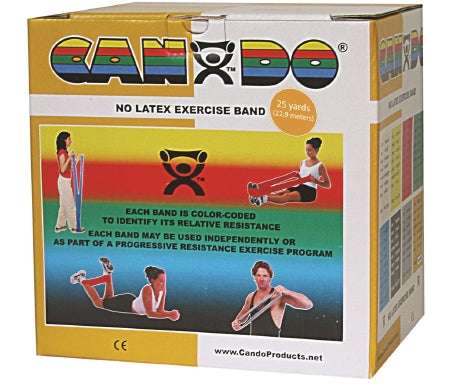 Fabrication Enterprises Exercise Resistance Band CanDo® Gold 5 Inch X 25 Yard 3X-Heavy Resistance - Each - 10-5637-EA