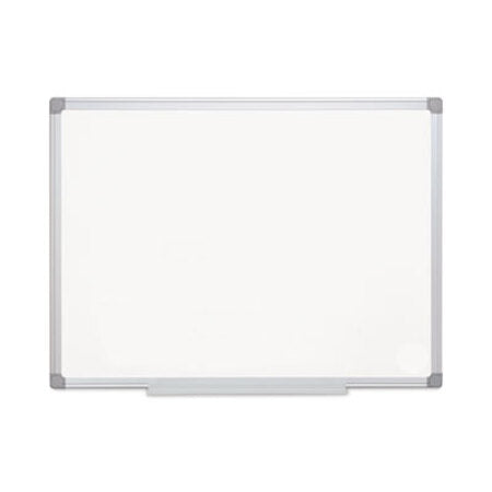 MasterVision® Earth Gold Ultra Magnetic Dry Erase Boards, 36 x 48, White Surface, Silver Aluminum Frame - Each - BVC-MA0507790-EA