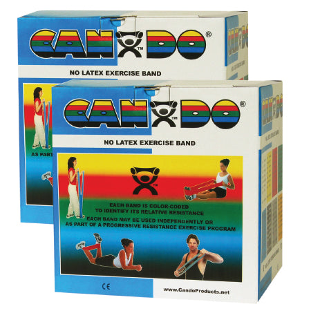 Fabrication Enterprises Exercise Resistance Band CanDo® Blue 5 Inch X 50 Yard Heavy Resistance - Box of 1 - 10-5654-BX