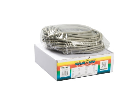 Fabrication Enterprises Exercise Resistance Tubing CanDo® Silver 100 Foot Length 2X-Heavy Resistance - Each - 10-5726-EA