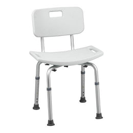Mabis Healthcare Shower Chair HealthSmart™ With Backrest - Each - 522-9816-1900-EA