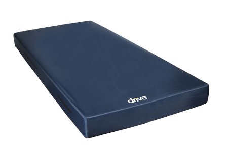 Drive Medical Bed Mattress Quick 'N' Easy Comfort Pressure Redistribution Type 36 X 80 X 6 Inch - Each - 15076-EA