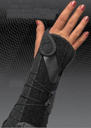 Professional Products Wrist Support eZY WRAP® Sidewinder™ Standard Felt Left Hand Black One Size Fits Most - Each - 11355-00-01-EA