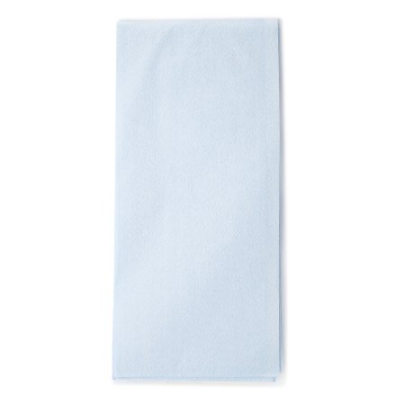 Tidi Products Stretcher Sheet Avalon® Flat Sheet 40 X 90 Inch Blue Tissue / Poly Disposable - Case of 50 - 359-CS