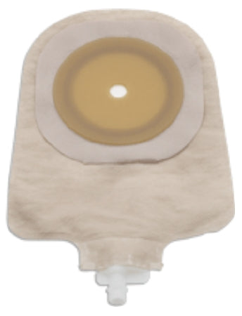 Hollister Urostomy Pouch One-Piece System 9 Inch Length 1-1/2 Inch Stoma Flat, Pre-Cut - Box of 10 - 8443-BX