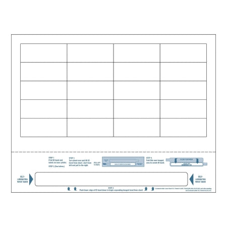Medline Identification Wristband with Shield DuraPrint® Laser Print Adhesive Closure Without Legend - Box of 1000 - LSL207-BX