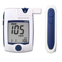 Bionime Blood Glucose Meter Rightest® 8 Second Results Stores up to 300 Results Coding Required - Box of 1 - 99GM550-101-BX