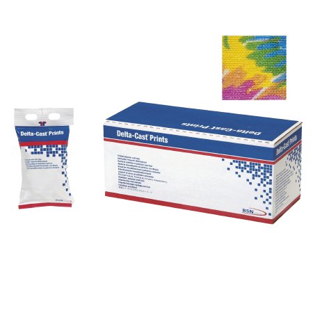 BSN Medical Cast Tape Delta-Cast® Prints 2 Inch X 12 Foot Polyester Pastel Print - Box of 10 - 7227317-BX