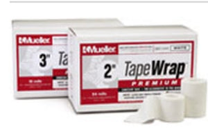 Mueller Sports Medicine Cohesive Bandage TapeWrap®Premium 3 Inch X 6 Yard Self-Adherent Closure White NonSterile Standard Compression - Case of 16 - 26059B-CS