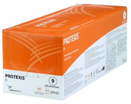Cardinal Surgical Glove Protexis™ PI Size 6 Sterile Polyisoprene Standard Cuff Length Smooth Ivory Chemo Tested - Box of 50 - 2D72PT60X-BX