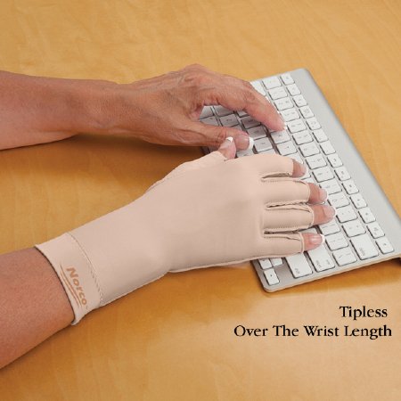 Kerma Medical Products Compression Gloves Norco™ Open Finger Medium Over-the-Wrist Length Right Hand Lycra® - Each - 4262NC53225-EA