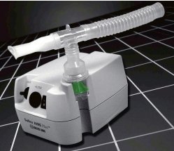 Sun Med Salter AIRE Elite Plus® Compressor Nebulizer System Small Volume Medication Cup Universal Mouthpiece Delivery - Each - 8350B-8900-7-1-EA