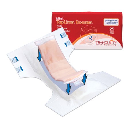 Principle Business Enterprises Booster Pad Tranquility® TopLiner™ 2-3/4 X 10-1/2 Inch Heavy Absorbency Superabsorbant Core Mini - Pack of 1 - 2072-PK