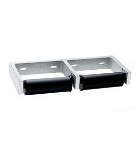 Lagasse Toilet Tissue Dispenser Bobrick Satin Finish Cast Aluminum Manual Pull 2 Rolls Wall Mount - Each - BOB2740-EA