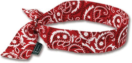 Ergodyne Cooling Bandana Chill-Its® Red Western One Size Fits Most - Each - 12305-EA