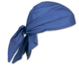 Ergodyne Evaporative Cooling Triangle Hat Chill-Its® Blue One Size Fits Most - Each - 12327-EA