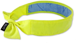 Ergodyne Evaporative Cooling Bandana with Cooling Towel Chill-Its® Lime One Size Fits Most - Each - 12566-EA