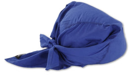 Ergodyne Evaporative Cooling Triangle Hat with Cooling Towel Chill-Its® Blue One Size Fits Most - Each - 12587-EA