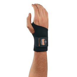 Ergodyne Wrist Support ProFlex® 670 Ambidextrous Single Strap Neoprene Left or Right Hand Black Large - Each - 16614-EA