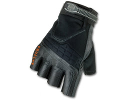 Ergodyne Impact Glove Proflex® 900 Half Finger Small Black Hand Specific Pair - Pair - 17692-PR
