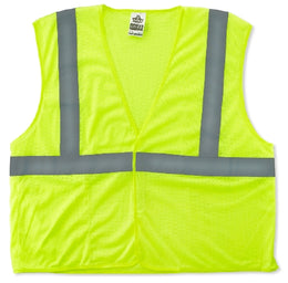 Ergodyne Safety Vest GloWear® 8210HL Class 2 Large / X-Large Lime Green 3 Pockets Unisex - Each - 21025-EA