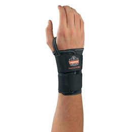 Ergodyne Wrist Support ProFlex® 4010 Double Strap Elastane / Elastic / Polyester Left Hand Black X-Large - Each - 70038-EA