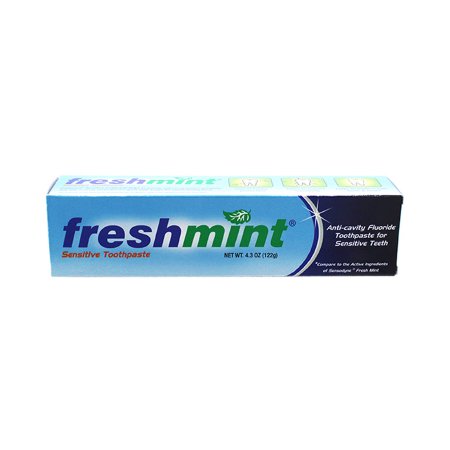 New World Imports Toothpaste Freshmint® Mint Flavor 4.3 oz. Tube - Case of 24 - TPS43-CS