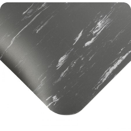 Fisher Scientific Anti-Fatigue Floor Mat UltraSoft Tile-Top™ AM SpongeCote® 3 X 10 Foot Gray PVC / Anti-Microbial Nitrile Infused Sponge - Each - 19151179-EA