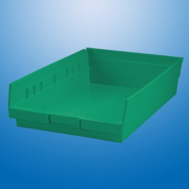Health Care Logistics Shelf Bin Light Blue Plastic 4 X 11-1/8 X 17-7/8 Inch - Each - 1456B-EA