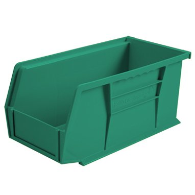 Health Care Logistics Storage Bin HCL® Super Tough Green Plastic 5 X 5-1/2 X 10-7/8 Inch - Each - 1410G-EA