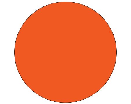Shamrock Scientific Blank Label Shamrock Label Dot Red Litho Paper 3/4 Diameter - Roll of 1 - SDL-75R-27-RL