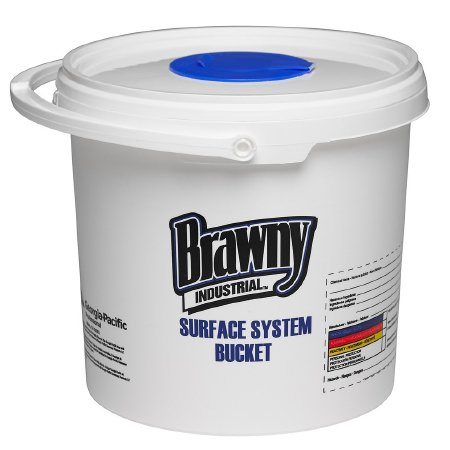 Georgia Pacific Wipe Dispenser Brawny Industrial® White Manual Pull 540 Count Countertop - Case of 6 - 54006-CS