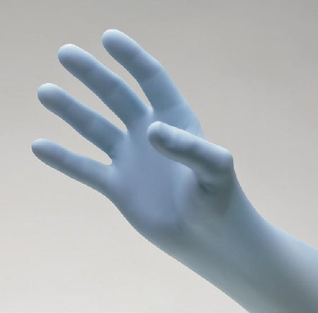 Innovative Healthcare Corp Exam Glove NitriDerm® Ultra Blue X-Small NonSterile Nitrile Standard Cuff Length Fully Textured Light Blue Chemo Tested / Fentanyl Tested - Case of 1000 - 157050-CS