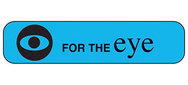 Health Care Logistics Pre-Printed Label Indeed Auxiliary Label Blue Paper For the Eye Black Safety and Instructional 3/8 X 1-5/8 Inch - Pack of 1000 - 2024-PK