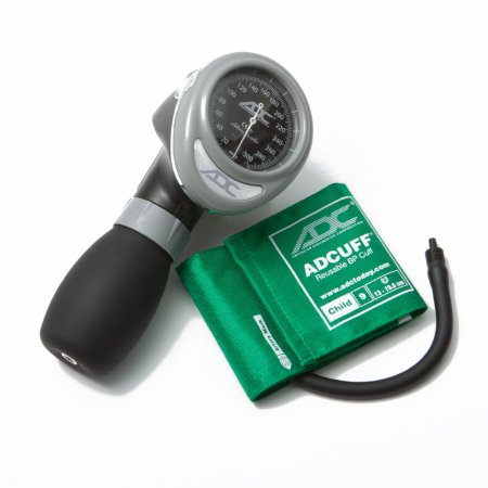 American Diagnostic Corp Aneroid Sphygmomanometer Unit Diagnostix™703 Series Child Nylon 13 - 19.5 cm Palm Aneroid - Each - 703-9CGR-EA