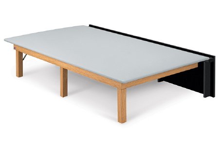 Hausmann Industries 1420 Series Upholstered Mat Platform 4 W X 7 L Foot 18 Inch Height 1000 lbs. Weight Capacity - Each - 1420-L02V35-EA
