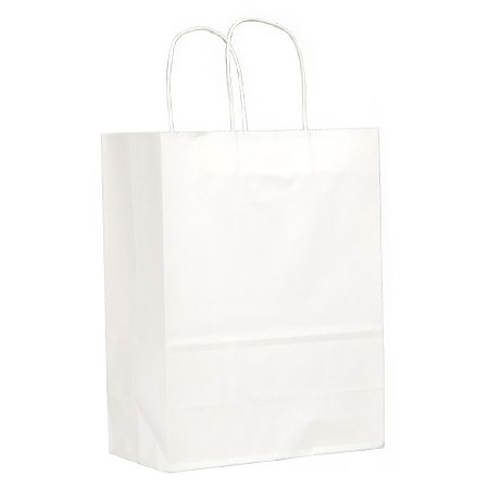 RJ Schinner Co Shopping Bag Duro® White - Case of 250 - 84641-CS