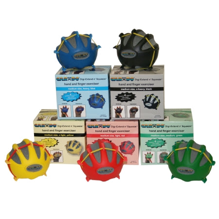 Fabrication Enterprises Finger / Hand Exerciser Digi-Extend nâ€™ Squeeze® Medium Red Light - Each - 10-2281-EA