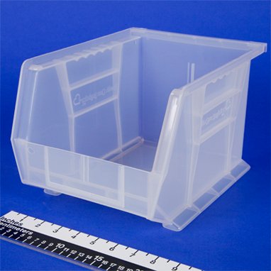 Health Care Logistics Storage Bin HCL® Super Tough Semi-Clear Plastic 7 X 8-1/4 X 10-3/4 Inch - Each - 1413C-EA