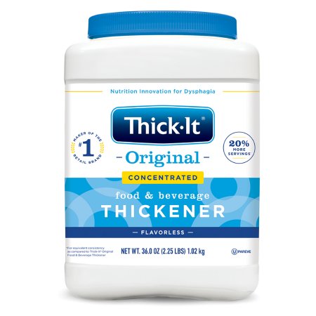 Kent Precision Foods Food and Beverage Thickener Thick-It® Original Concentrated 36 oz. Canister Unflavored Powder IDDSI Level 0 Thin - Case of 6 - J587-C6800-CS
