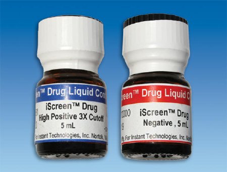 Abbott Rapid Dx North America LLC Urine Chemistry Control Kit iScreen™ Drug Screen Positive Level / Negative Level 2 X 5 mL - Each - 88004-EA