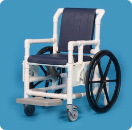IPU Shower Chair ipu® Swing-Away Arm - Left PVC Frame Padded Backrest 350 lbs. Weight Capacity - Each - SAC33 MS N-EA
